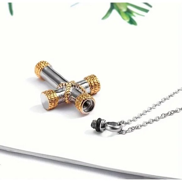 Memorial Cross Necklace - Picture 2 of 3